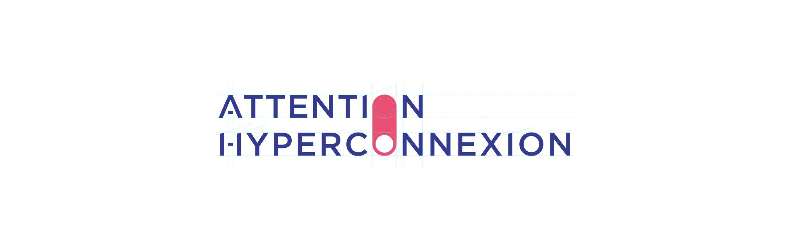 Attention Hyperconnexion logo process